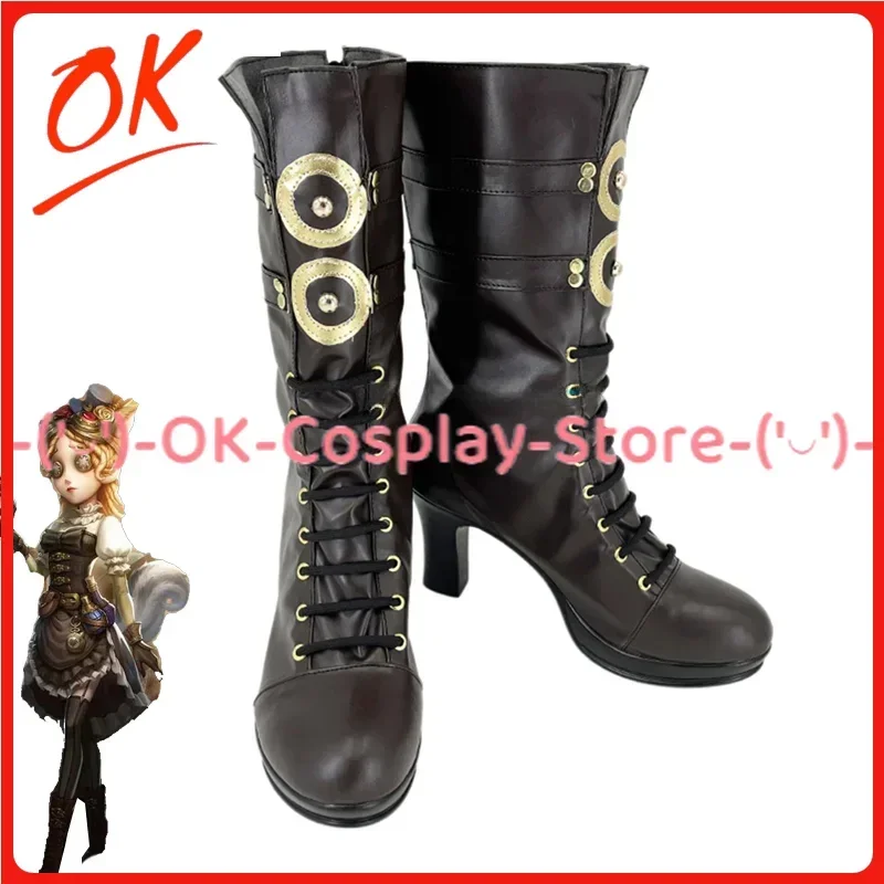 

[Customized] Game Identity V Perfumer Vera Nair Cosplay Shoes Anime Roleplay Prop Halloween Carnival Party PU Leather Boots
