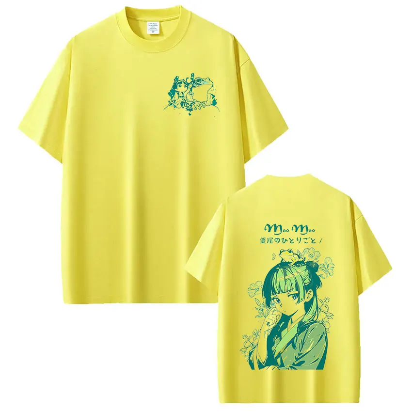 Japanisches Anime-T-Shirt „The Apothecary Diaries Maomao“ für Herren und Damen, lässige, übergroße T-Shirts mit kurzen Ärmeln, Tops, Streetwear – Detail 5