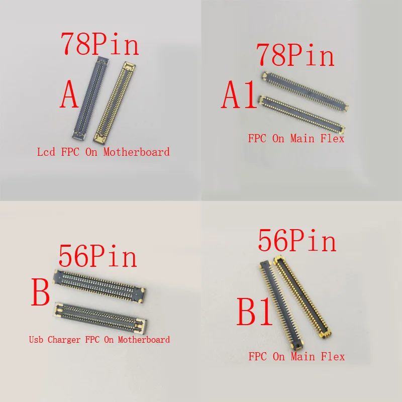 

2-10 шт. USB-зарядное устройство для зарядки ЖК-дисплея, разъем FPC для Samsung Galaxy Tab S8 Ultra Plus X800 X806 X900 X906 64 78 Pin