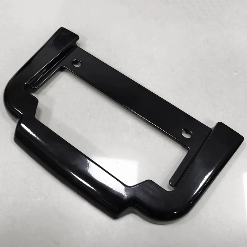 Black Rear License Plate Frame Mount For  Tri Glide Ultra Classic 2011-Up