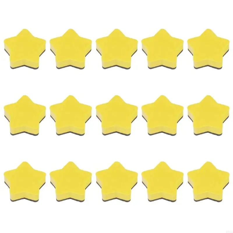 Портативные магнитные доски Erasers 15peeces Set Star Pattern Cheme Cleaners для учителей и учеников.