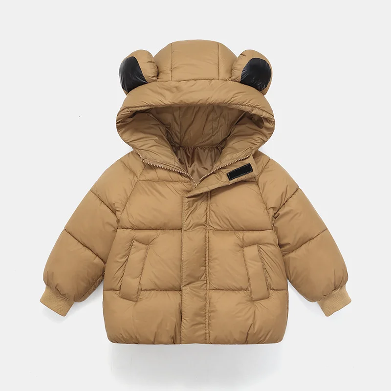 New Kids Down capispalla inverno cotone imbottito vestiti ragazzi ragazze addensare caldo Parka cappotti bambini giacche con cappuccio 2-6 anni