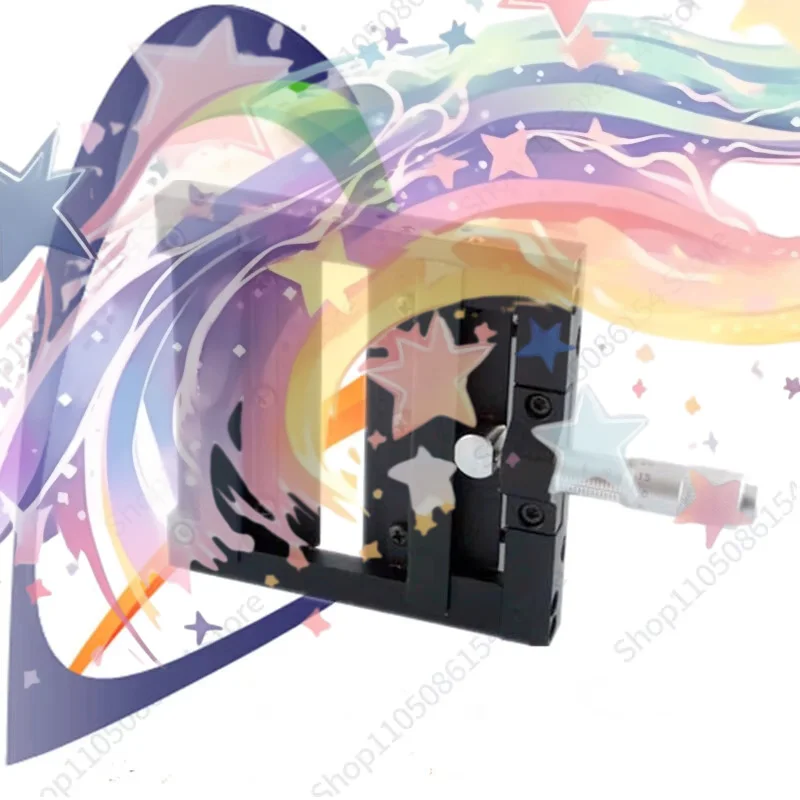 

Precision manual adjustable slit, optical experiment unidirectional fine-tuning knife edge slit pass frame diaphragm