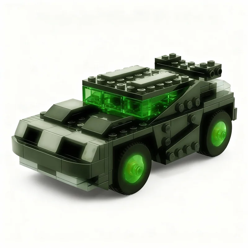 248-teiliger MOC RD 05 Hot Wheels Acceleracers City Champions Modellbausatz Konstruktionsspielzeug Weihnachtsgeschenke DIY Kreative Idee