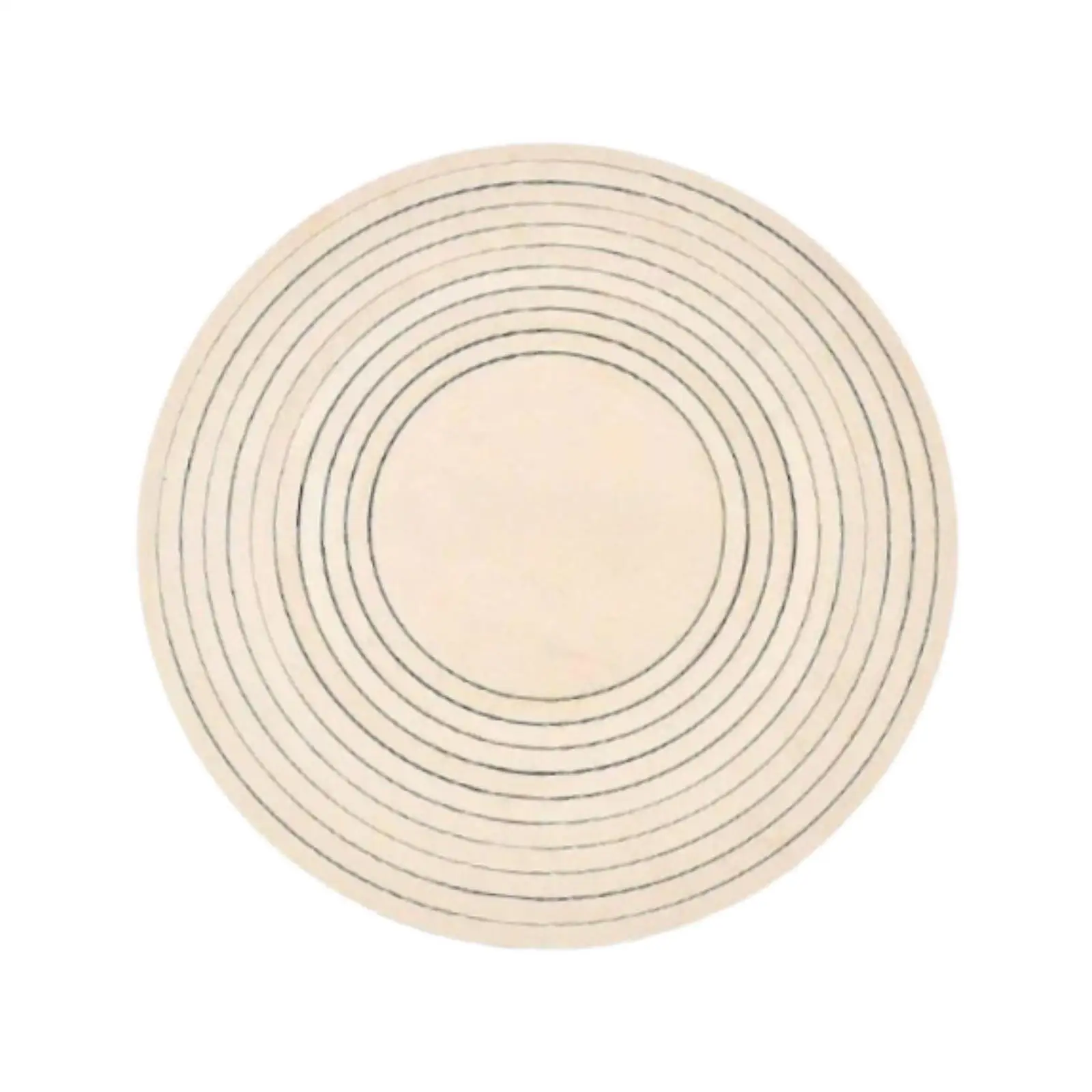 لوازم أدوات الفخار المستديرة، مجموعة قطع الطين، دليل القطع المركزي القابل للتكديس والسميك #1