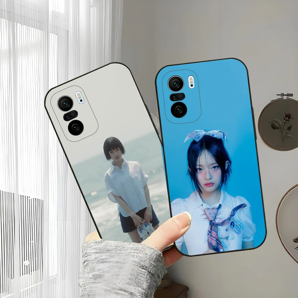 H-Hanni Singer N-New J-Jeans Phone Case For Xiaomi 11 Redmi Note 11 5G 8T 9A 9 10T Note8Pro Note9 12SUltra Black Case