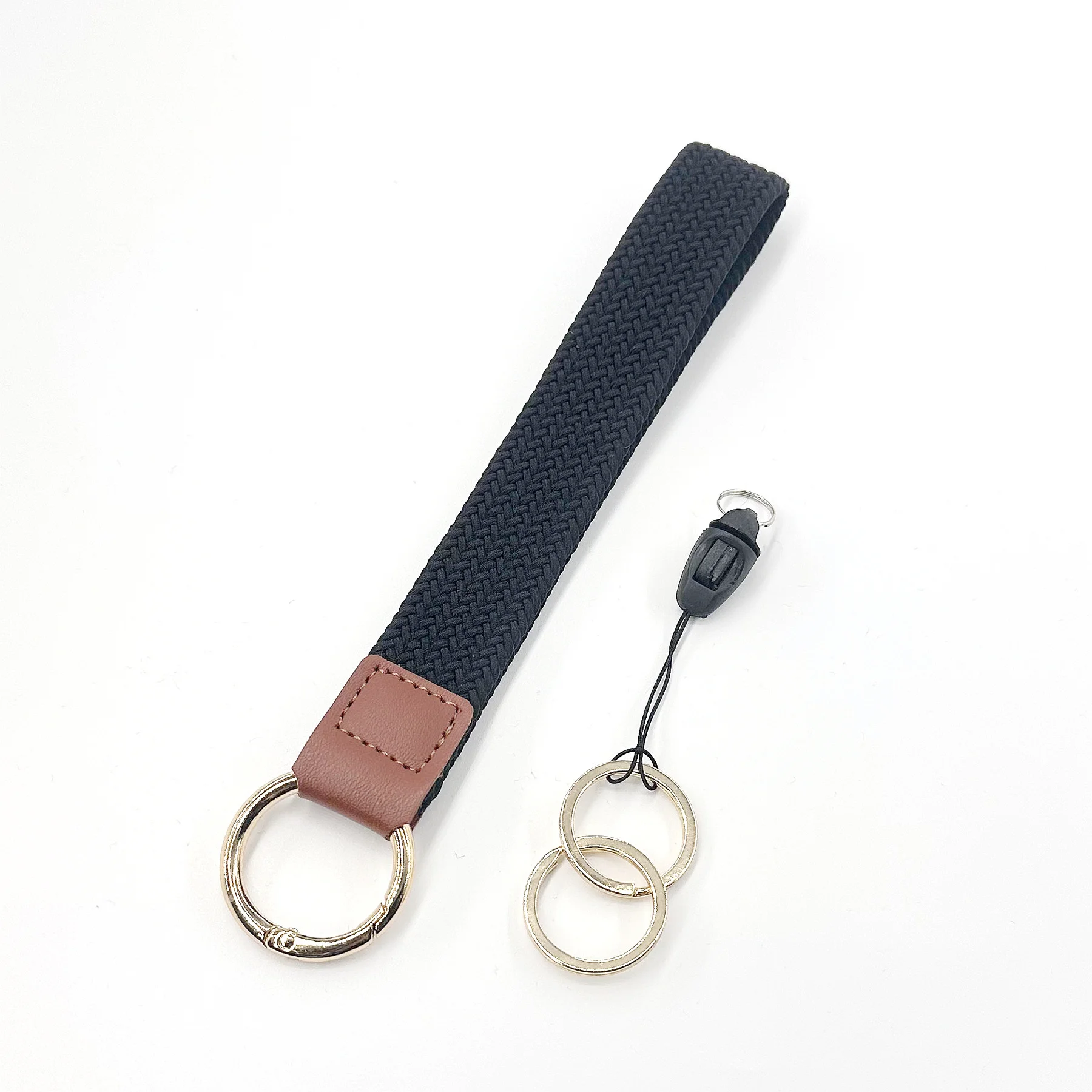 1 Stück Dehnbares Schlüsselband mit Handgelenkschlaufe, Gewebtes Lanyard für Schlüssel, Autoschlüssel, Ausweise, Geldbörsen, Handys, Geschenk für Frauen und Männer