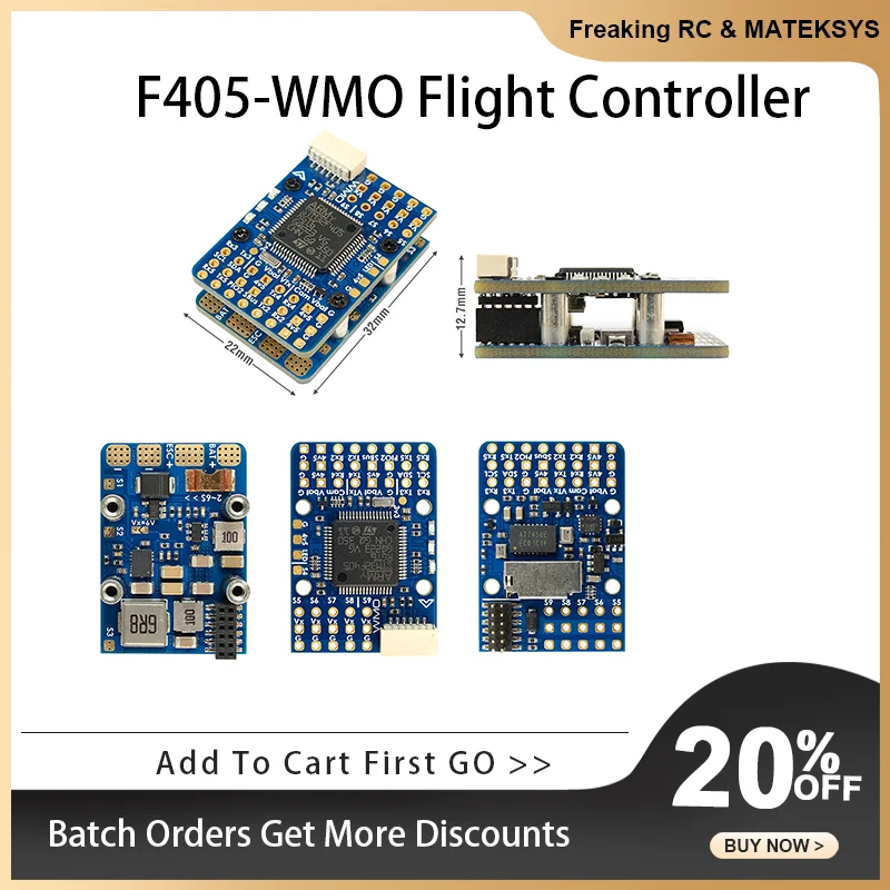 MATEK Mateksys Flight Controller F405-WMO-Corrected Batches
