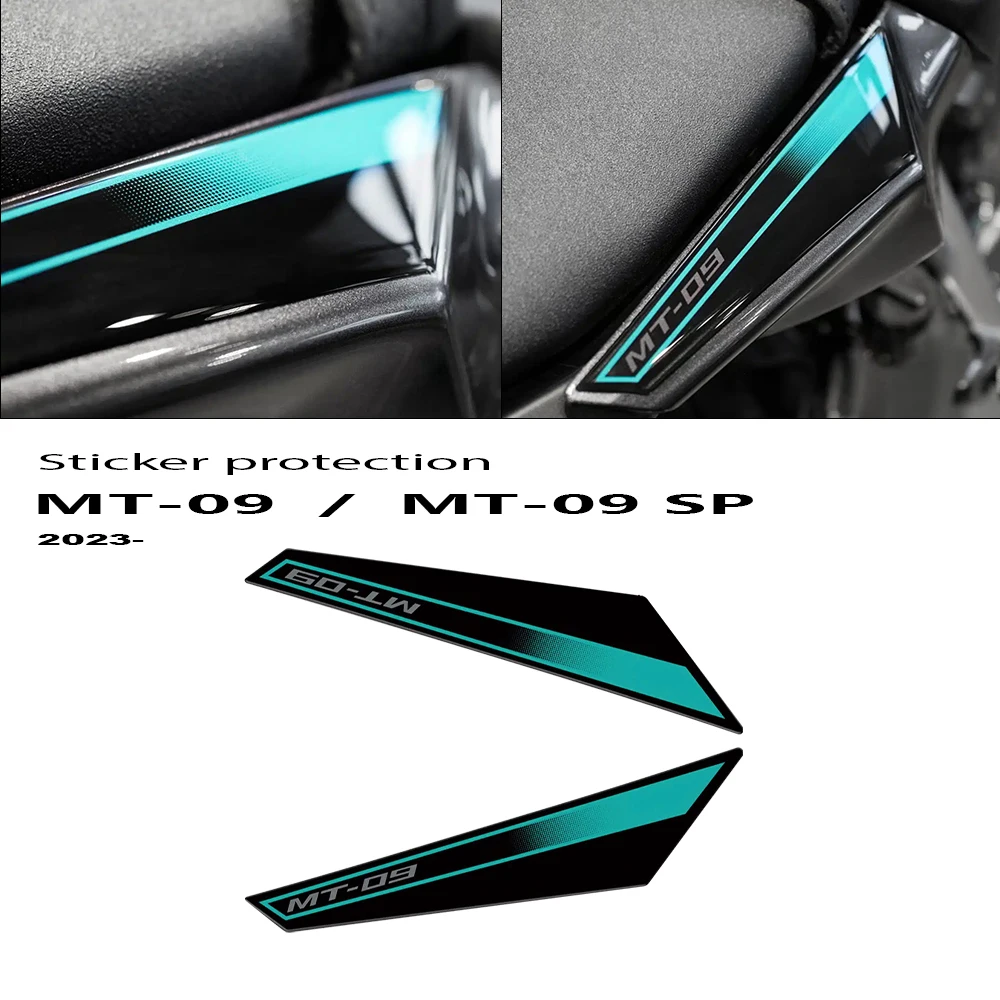 

For MT 09 MT09 SP 2024 2025 3D Sticker Kit Accessories Rear Passenger Handrail Protection