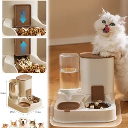 Pet Cat Water Fountain Large Capacity Food and Water All-in-one Dry and Wet Separation Automatic Feeder Cat Bowl Cat Accessories