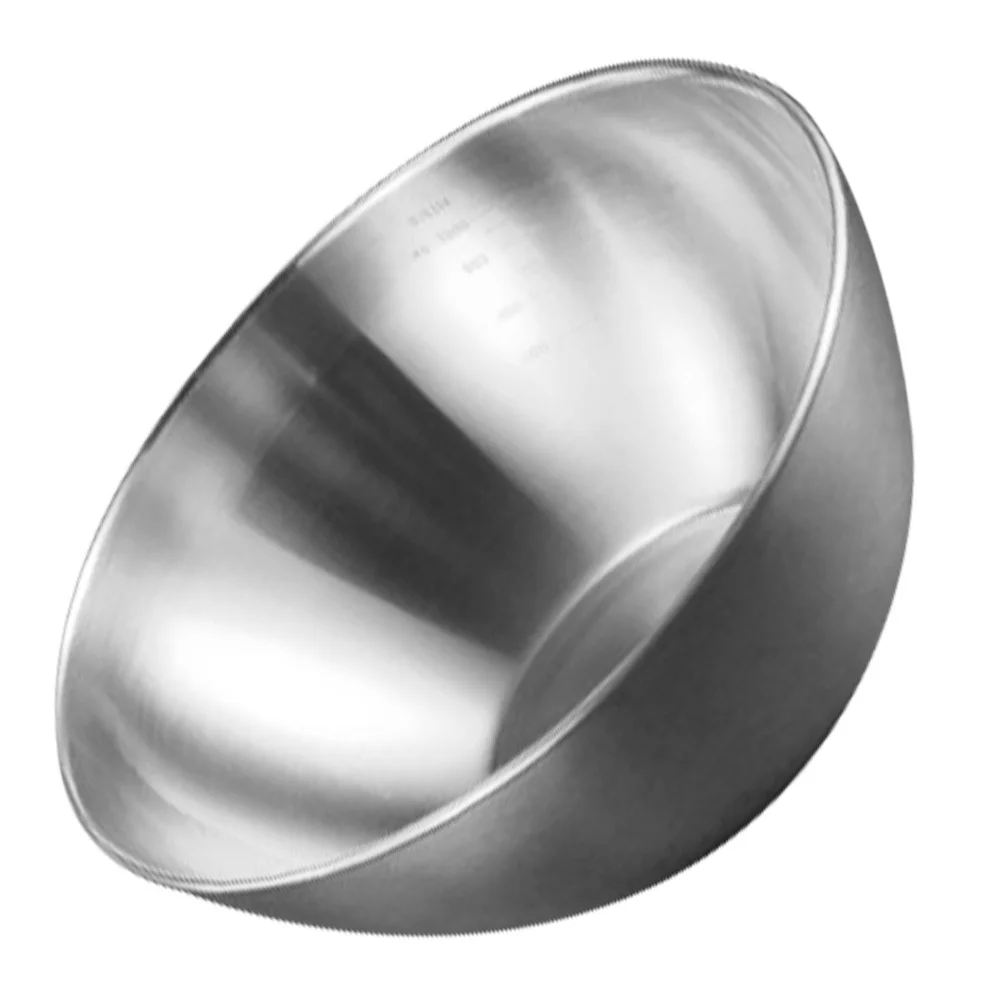 

Stainless Steel Deep Mixing Bowl Large Capacity Household Washing Basin Kitchen Vegetable Soup Prep Baking Flat Bottom Bowls