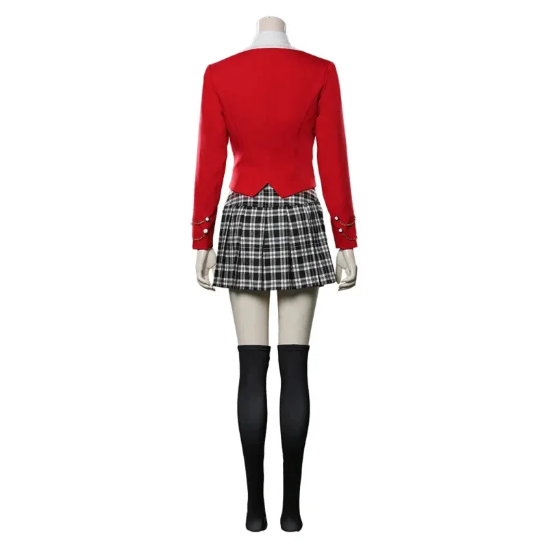NewHeathers-Disfraz de Chandler Musical Heather, uniforme, falda, trajes, disfraces de Carnaval de Halloween GB50852025