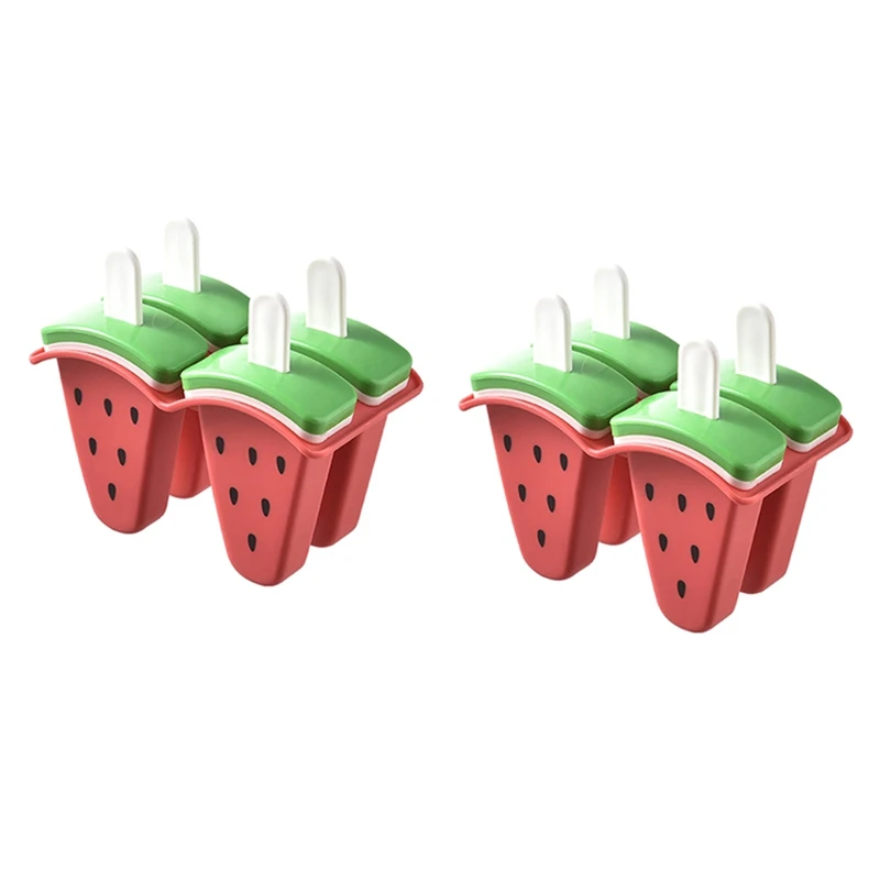 

Ice Cream Popsicles Mold Watermelon Shaped Ice For Molds Homemade Popsicles Tools For DIY Ice Popsi Silicone Ice Molds
