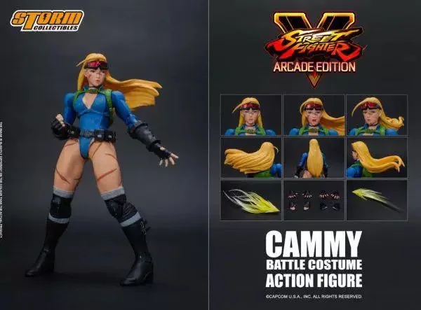 

in stock Storm toys ST Street Fighter 5 CAMMY 1/12 movable doll hand-to-hand puppet