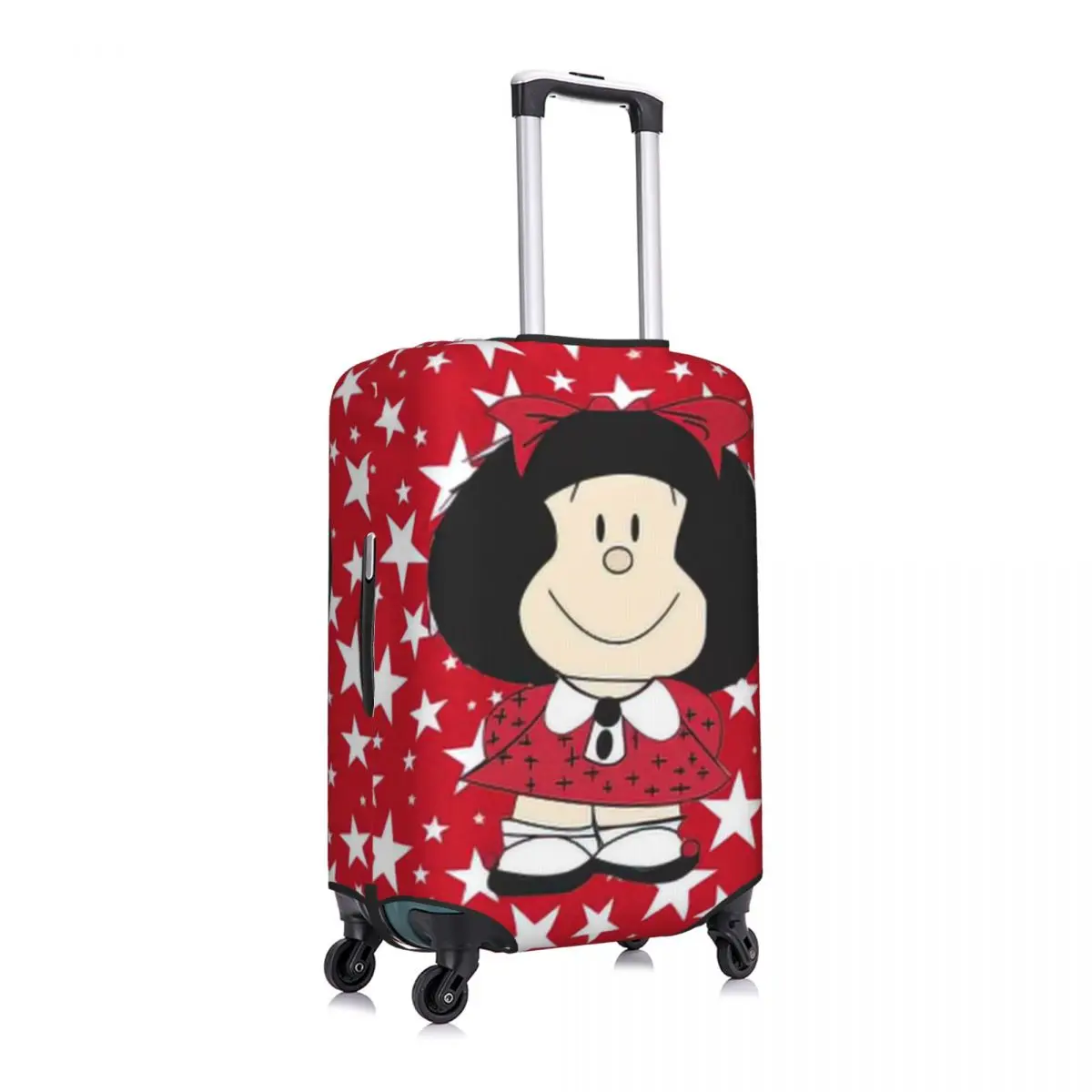 Mafalda Print Luggage Protective Dust Covers Elastic Waterproof 18-32inch Suitcase Cover Travel Accessories