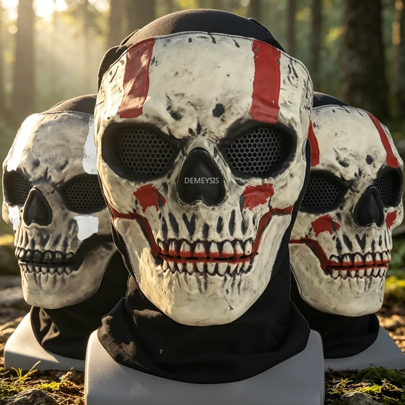 

Tactical Headgear Skull Mask Breathble Outdoor Hunting Paintball Balaclava Headwear Airsoft Shooting Combat Full Face Masks