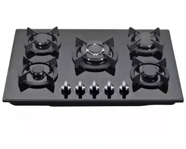 

Новая модель электронной газовой плиты с 5 конфорками для кухни