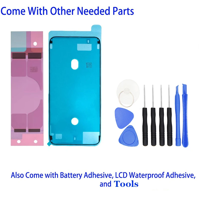 Full Assembly for iPhone XR Housing Backshell Middle Frame with Back Glass Chassis Battery Cover Case Replacement with Parts