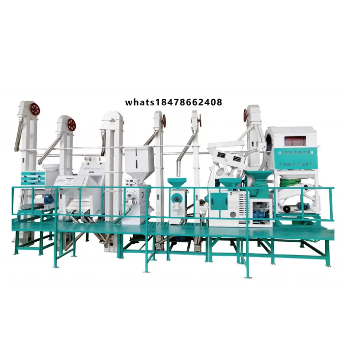 Industrial Complete Set Combined Rice Milling Machines 25 Tons Per Day Modern Rice Milling Machine Price in Cameroon