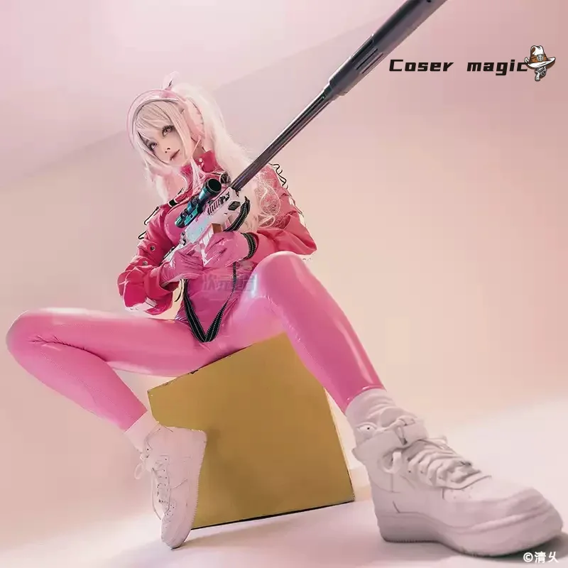 أزياء أليس التأثيرية لعبة آلهة النصر نايكي أزياء تنكرية HSIU بدلة وردية زي نيكي أليس