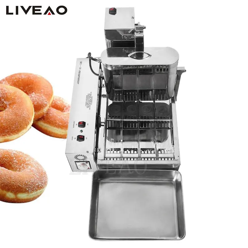 

Automatic Production Doughnut Maker Commercial Electric Stainless Steel Donut Making Machine