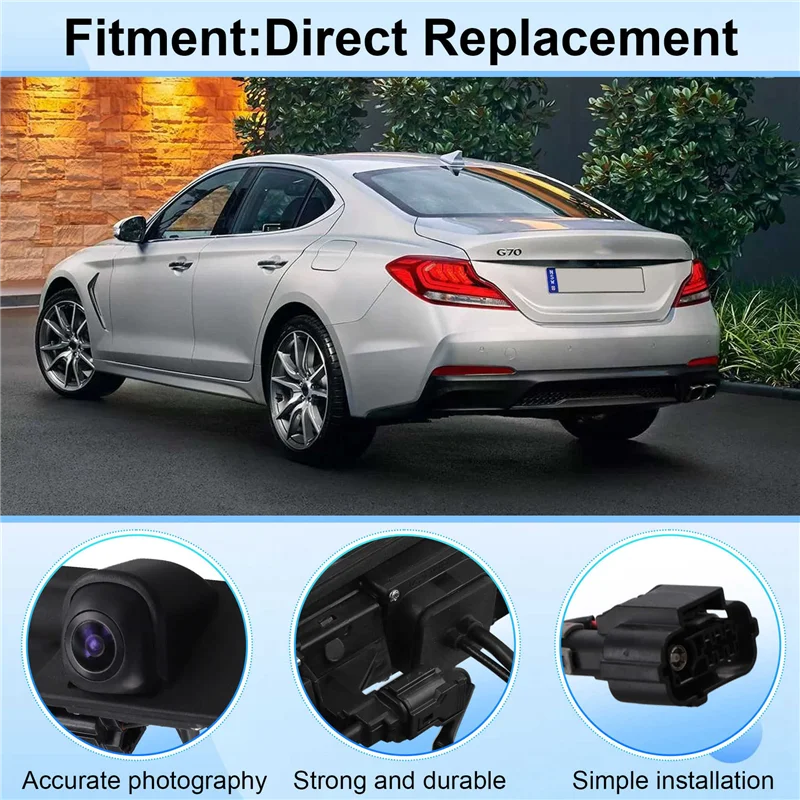 Strange 95760-G9500 Rear View Backup Camera With Trunk Release Handle Switch For Hyundai GENESIS G70 2019-2021