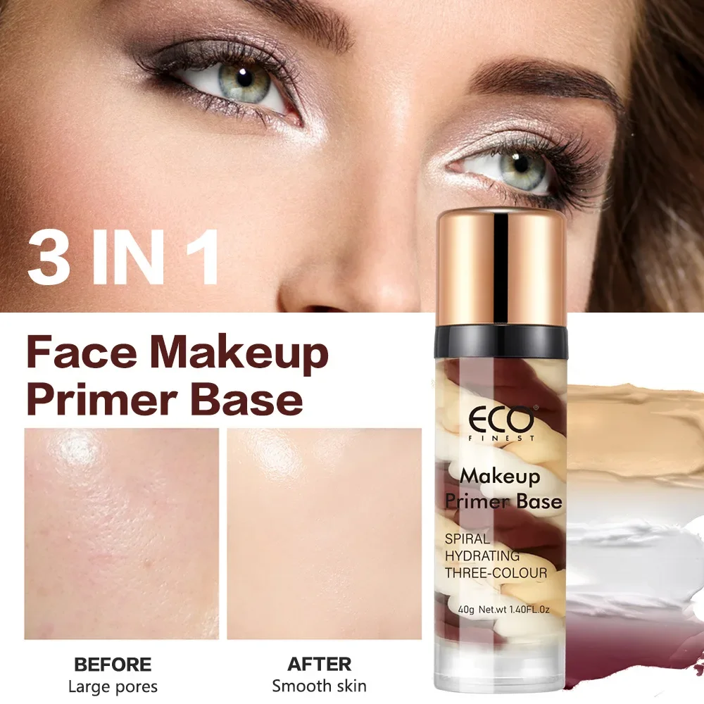 Tri-colour Makeup Lotion Blocking Cream Makeup Lotion For Brightening Brightening Oil Control Moisturising