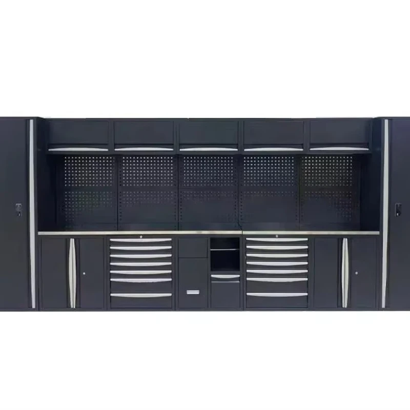 Garage Storage Composite Tool Cabinet Heavy Duty Stainless Steel Desktop Workbench