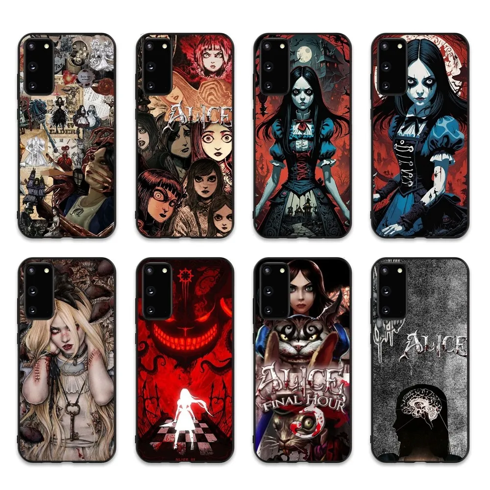 Game Alice Madness Returns Phone Case For Samsung S 9 10 20 21 22 23 30 23 24 Plus Lite Ultra FE S10lite Fundas