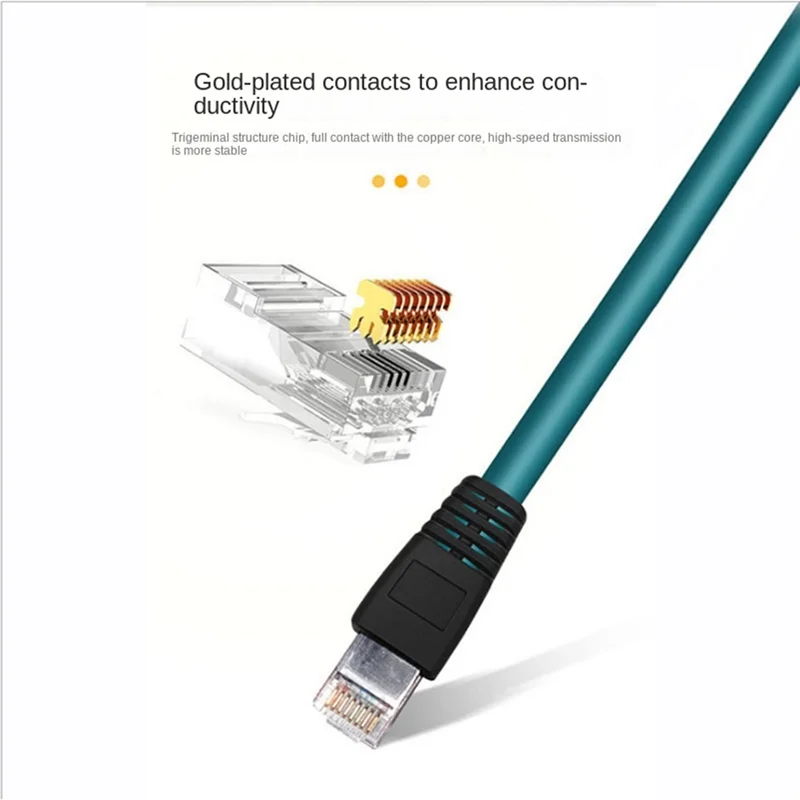 【FAST-SALE】M12 X-Type Network Cable Connector 8Pin To RJ45 Male X Aviation Plug 1 Meter Industrial Camera Sensor Drag Chain Line