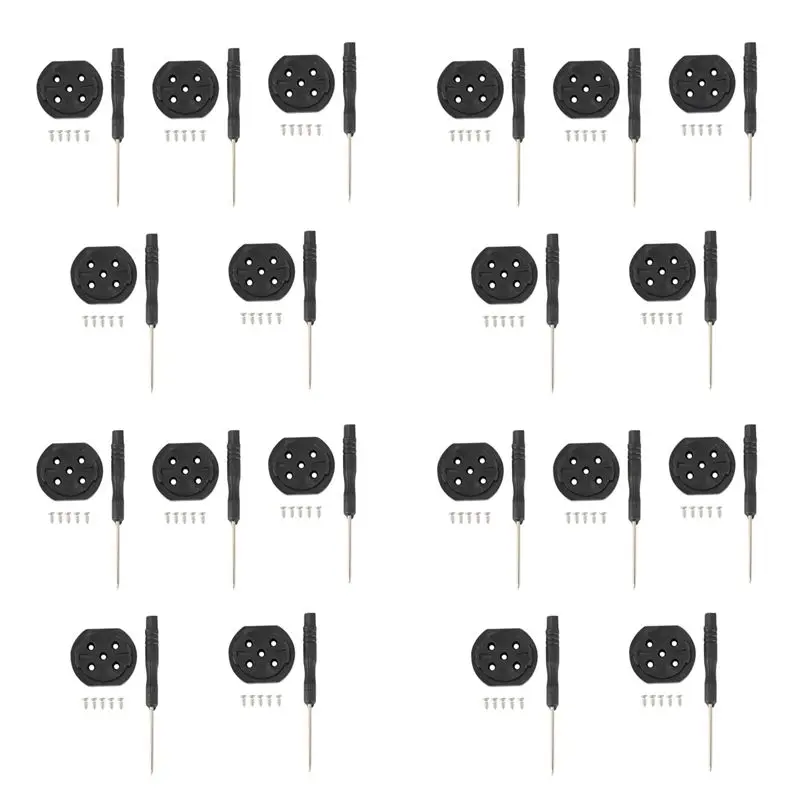 

AEF6-For Garmin Bryton Cycling Meter Bracket Bike Computer Mount Fixed Base Male Seat Repair Part, 20Pcs Repair With Tool