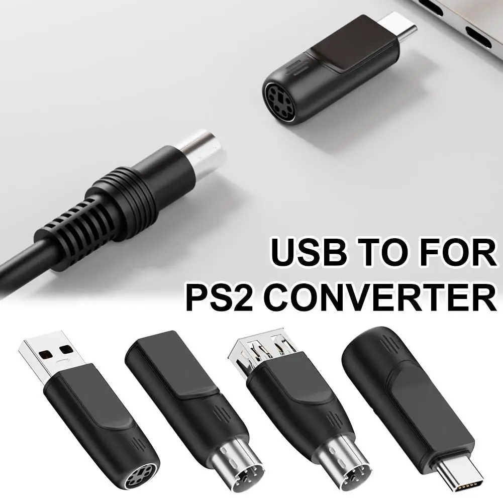 For Male/female To USB/TypeC Male/female Adapter Conversion Connector for ps2 Interface Keyboard Mouse And Other Devices