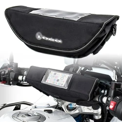 For Honda CB500X NC700X NC750X VFR1200X CRF1000L Motorcycle Handlebar Waterproof Bag Travel Bag Storage Bag Screen GPS