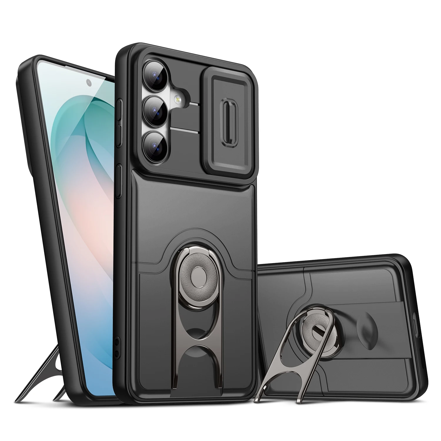Protective Case for Samsung Galaxy S26 Ultra S23 S24 FE S25 Plus S26ultra S 26 25 Shockproof Matte Armor Cover Accessories