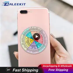 Practical Emotional Wheel High Temperature Resistant Sticker Convenient Durable Computer Decorations Cell Phone Fashion Simple