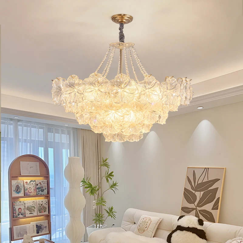 

French Cream Style Pendant, Luxury Light Luxury Living Room Light, Creative New Restaurant Pendant