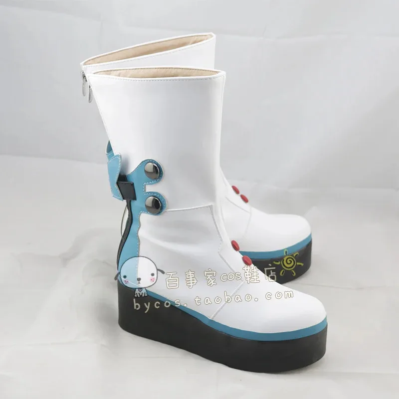 هاتسون ميكو 2017 ماجيك فيوتشر كوسبلاي أحذية النساء والرجال هاتسون ميكو كوس أنيمي أداء أحذية بيضاء #2