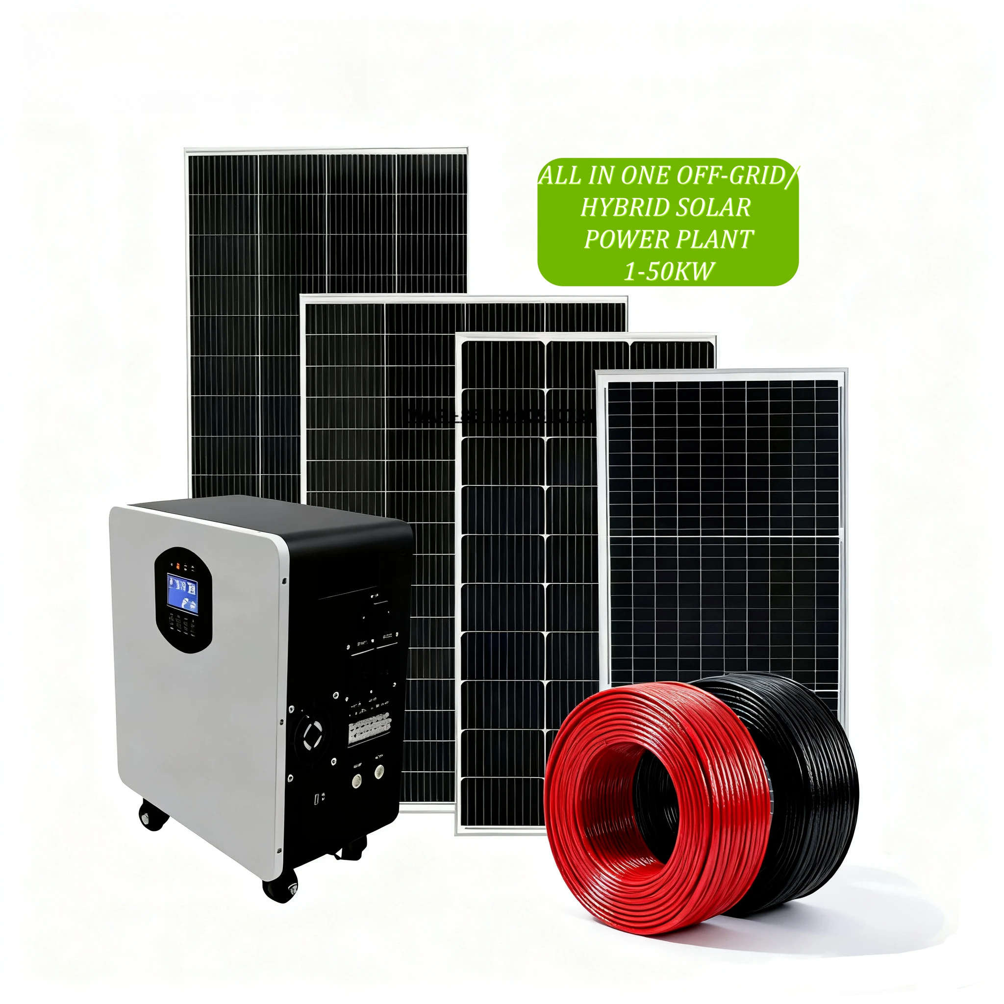 All in One Solar Energy System Lifepo4 Battery off Grid Solar Power Plant Storage Cabinet Low Price 3kw 5kw10kw OEM ODM Service