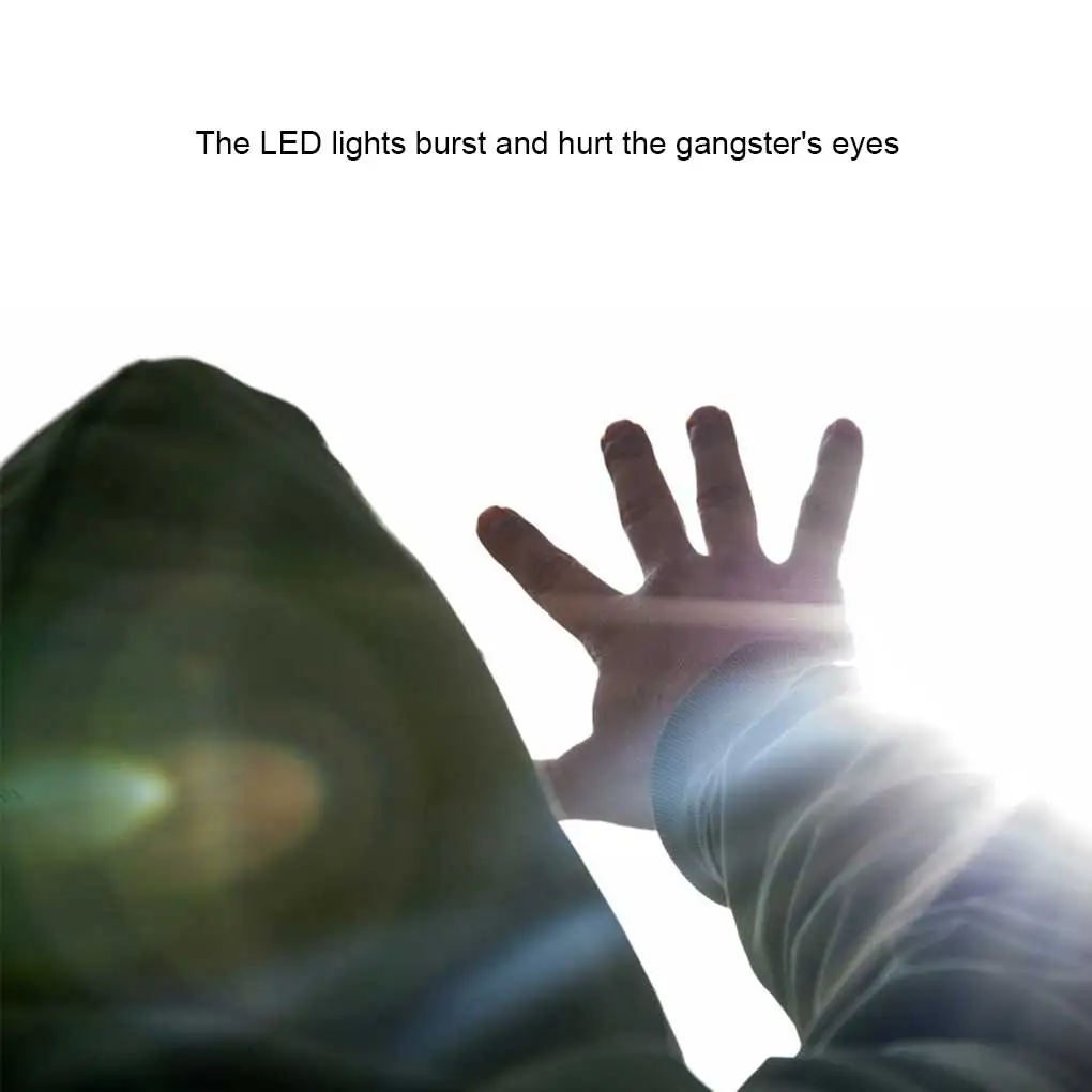 إنذار شخصي خارجي، مصباح يدوي محمول للركض والركض باللون الأزرق #4