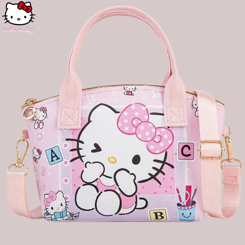 

Hello Kitty Sanrio Kawaii Cartoon Coin Wallet Out Makeup Bag Anime Storage Bag Fashion Handbag Crossbody Bag Sweet Girls Gift