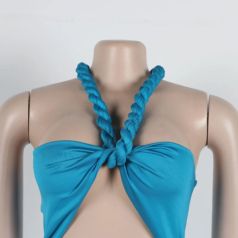 فستان Slergiri النسائي المثير ذو الرسن 2025 جديد بدون أكمام بدون ظهر متين للحفلات المسائية فساتين طويلة بشراشيب