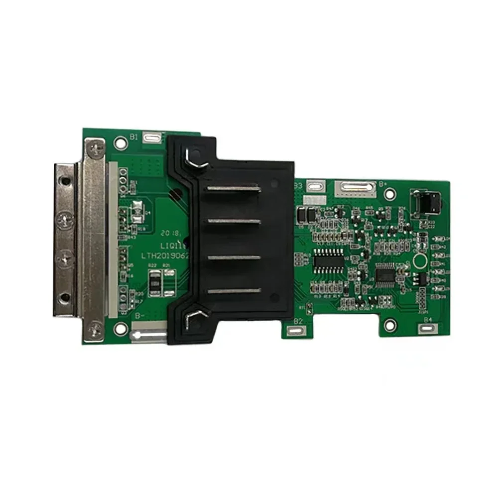 dawupine Li-ion Battery Case PCB Charging Protection Circuit Board Label Box For AEG RIDGID 18V 3.0Ah 9Ah LED Battery Indicator