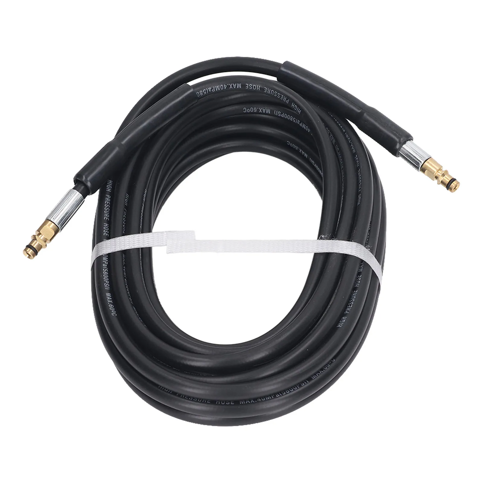 15m High Pressure Water Hose Rubber 5800psi 40Mpa Pressure Washer Hose Replacement For Karcher K2 K3 K4 K5 2 End Plug