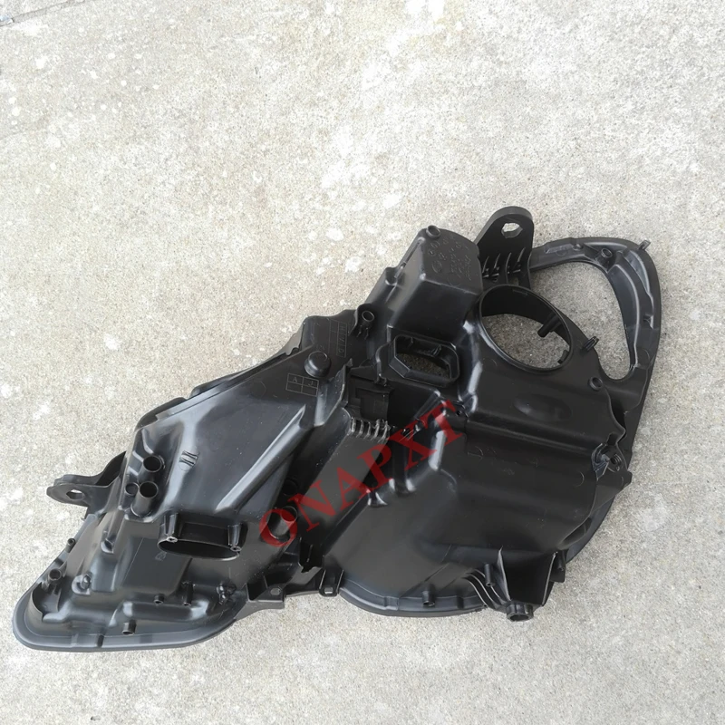 Headlight Back Housing For Mercedes-Benz E-Class W212 2010-2013 Front Headlight Cover Black Base Bottom Protection Shell