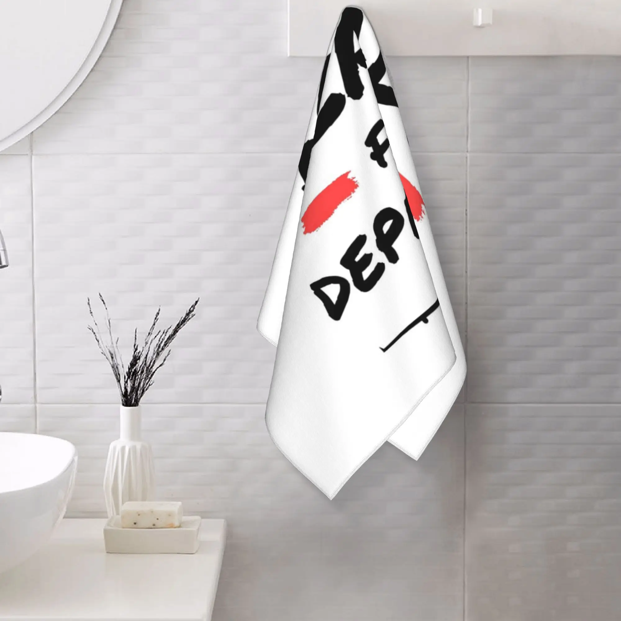 Custom Airplane  Aircraft Ready for Departure Soft Face Towel Quick Dry Pool Bath Cotton Towels Absorbent
