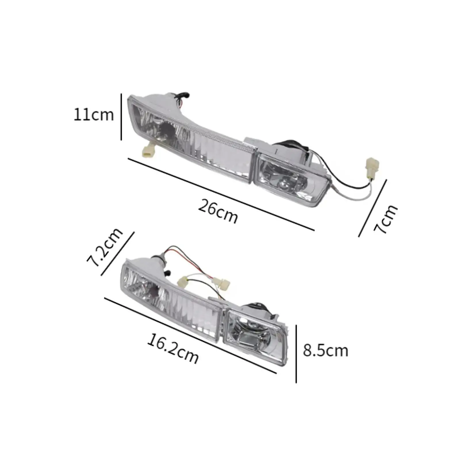 

2Pcs Front Fog Light 2 Pins Connectors Repair Part Auto Accessories 1HM941778 for VW Golf MK3 Jetta MK3 / Vento 1993-1998