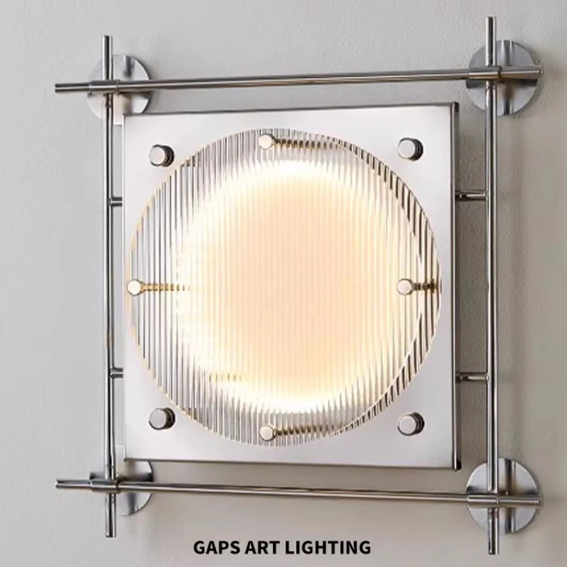 

Mid Century Bauhaus Wall Light Artistic Sunset Glow Decor for Living Room Retro Dining/Bar Ambient Lighting Tri-color Dimming