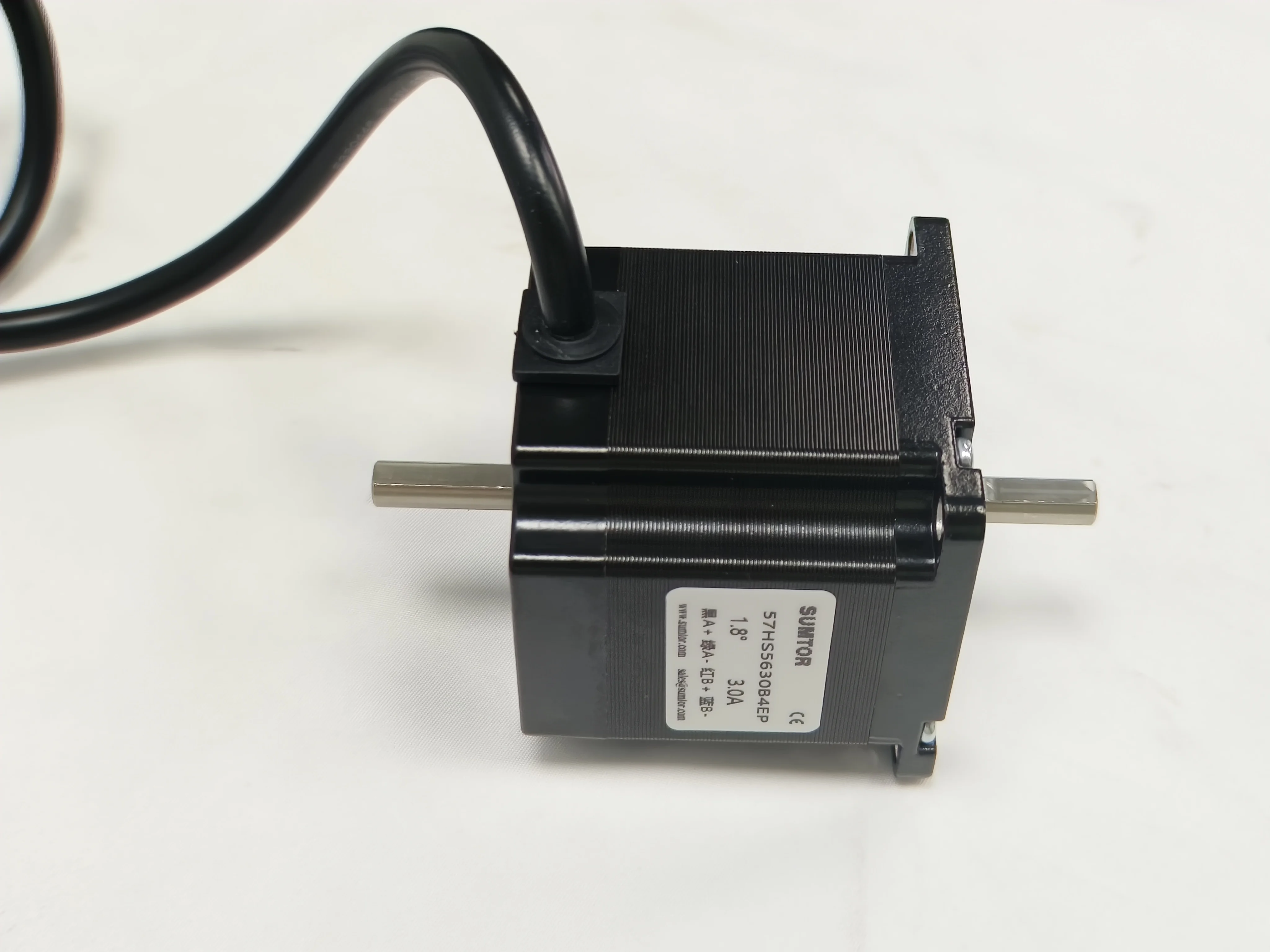 NEMA 23 Stepper Motor Dual Shaft 6.35mm 1.2N.m (167oz-in) Body Length 56mm CE ROHS CNC Stepping Motor nema23