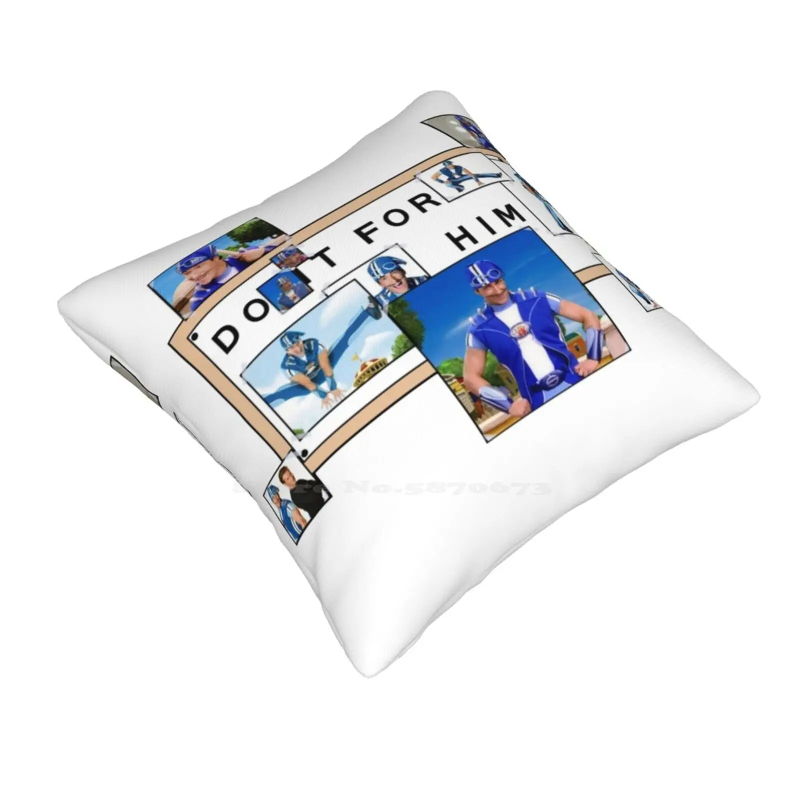 Do It For Sportacus Home Sofa Car Cushion Cover Pillowcase Lazytown Lazy Town Sportacus Do It For Him Meme