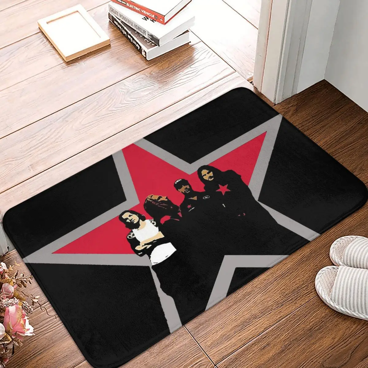 RATM Band Star Graphic Original Graphic For The Legendary Heavy Rock Alternative Rock Band Doormat Bath MatDeftones Floor Carpet